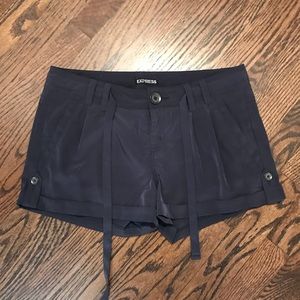 Express Navy Blue Dress Shorts